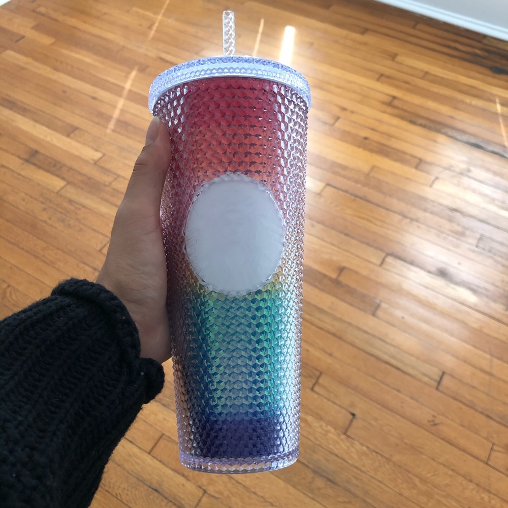 Starbucks Pride 2020 Rainbow Studded Tumbler